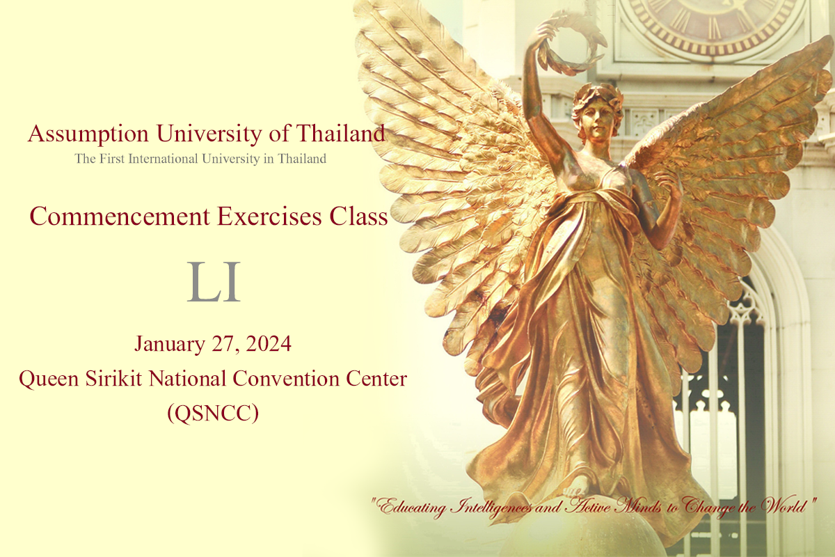 Assumption University of Thailand Commencement Exercises Class LI Booklet Ceremony