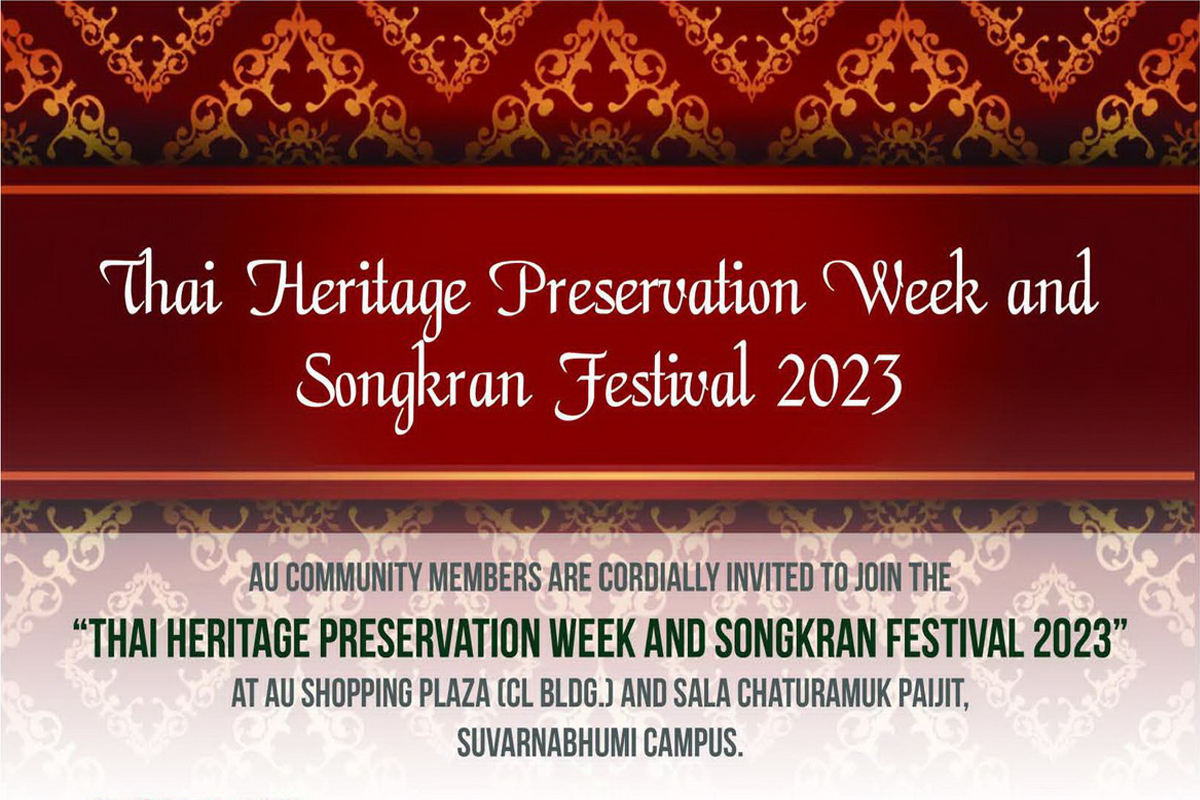 Thai Heritage Preservation Week and Songkran Festival 2023