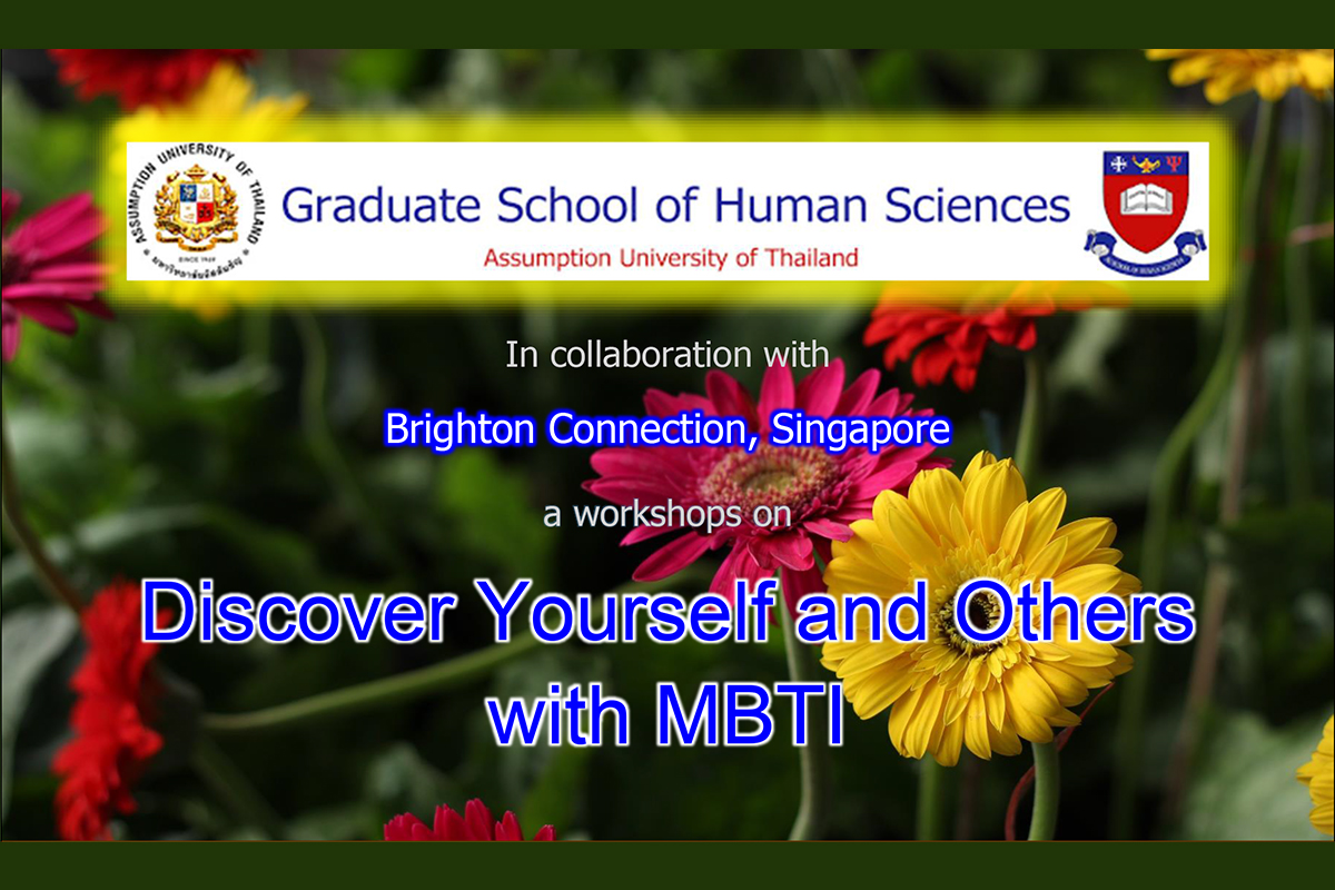 Workshops on Discover Yourself and Others with MBTI