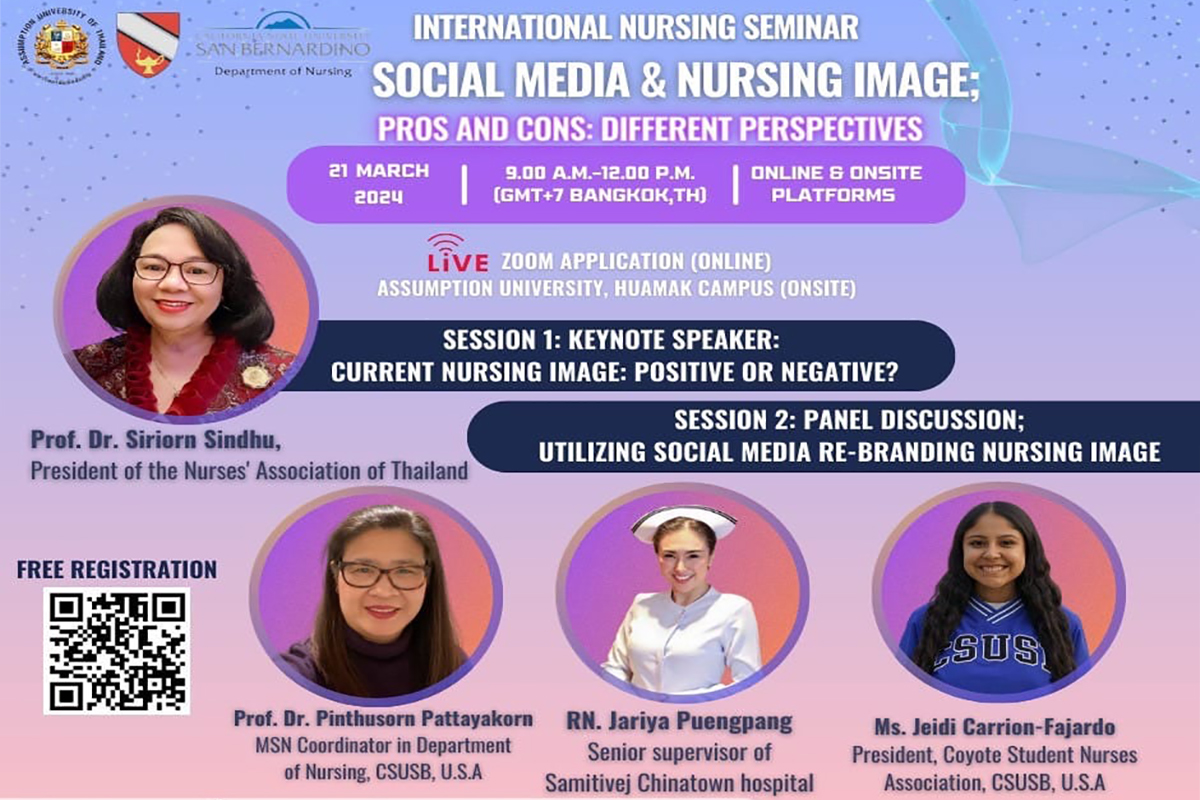 International Nursing Seminar: Social Media & Nursing Image; Pros and Cons: Different Perspectives