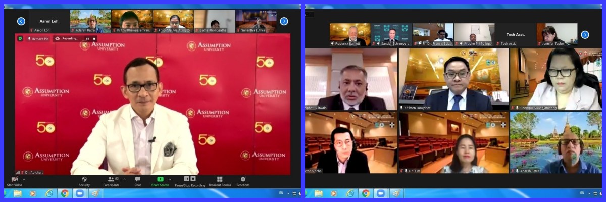 Assumption University Hosted the Virtual International Conference 2021