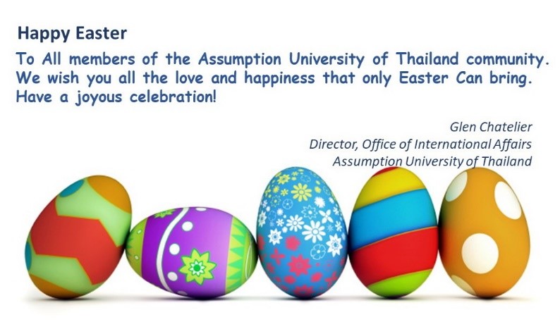 Easter Sunday, 17 April - Assumption University of Thailand