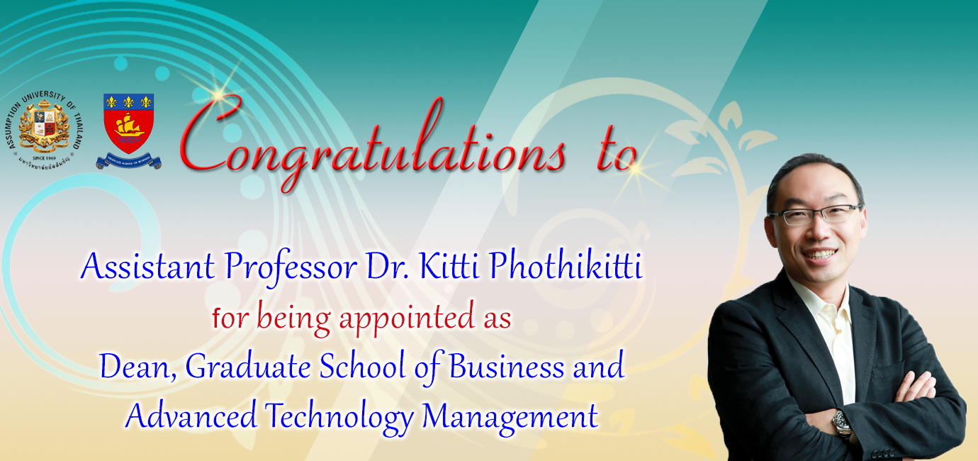 Asst. Prof.  Dr. Kitti Phothikitti