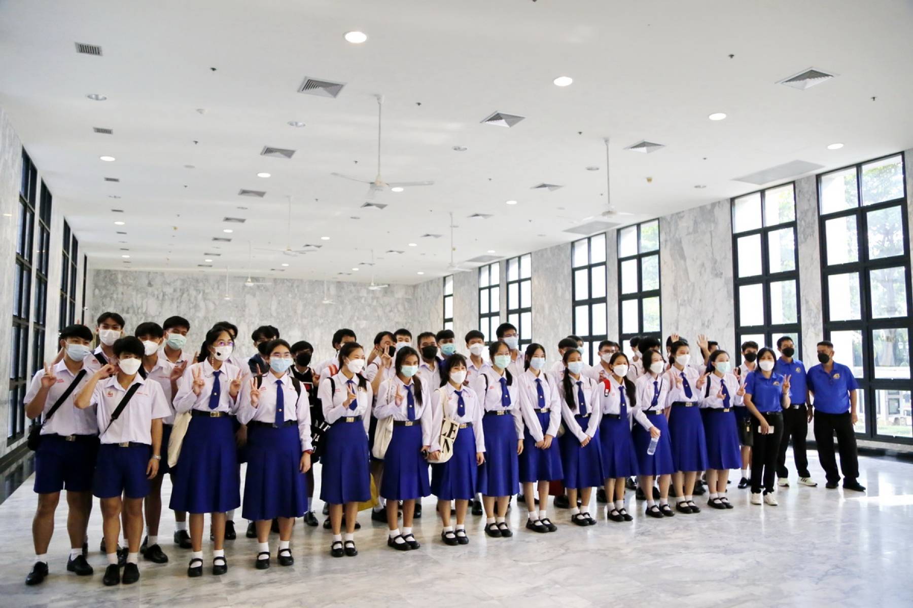A Group of Students from Assumption College Rayong Visited Assumption University