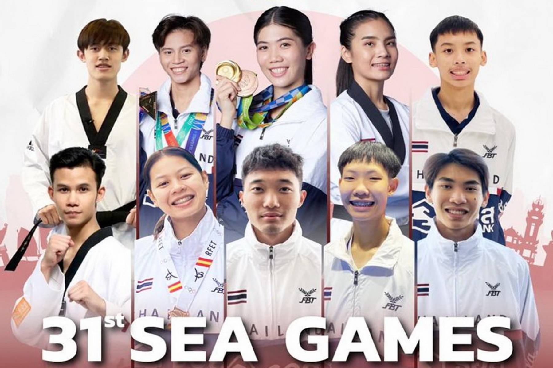 AU Students Taekwondo Participate in the 31st Southeast Asian Games