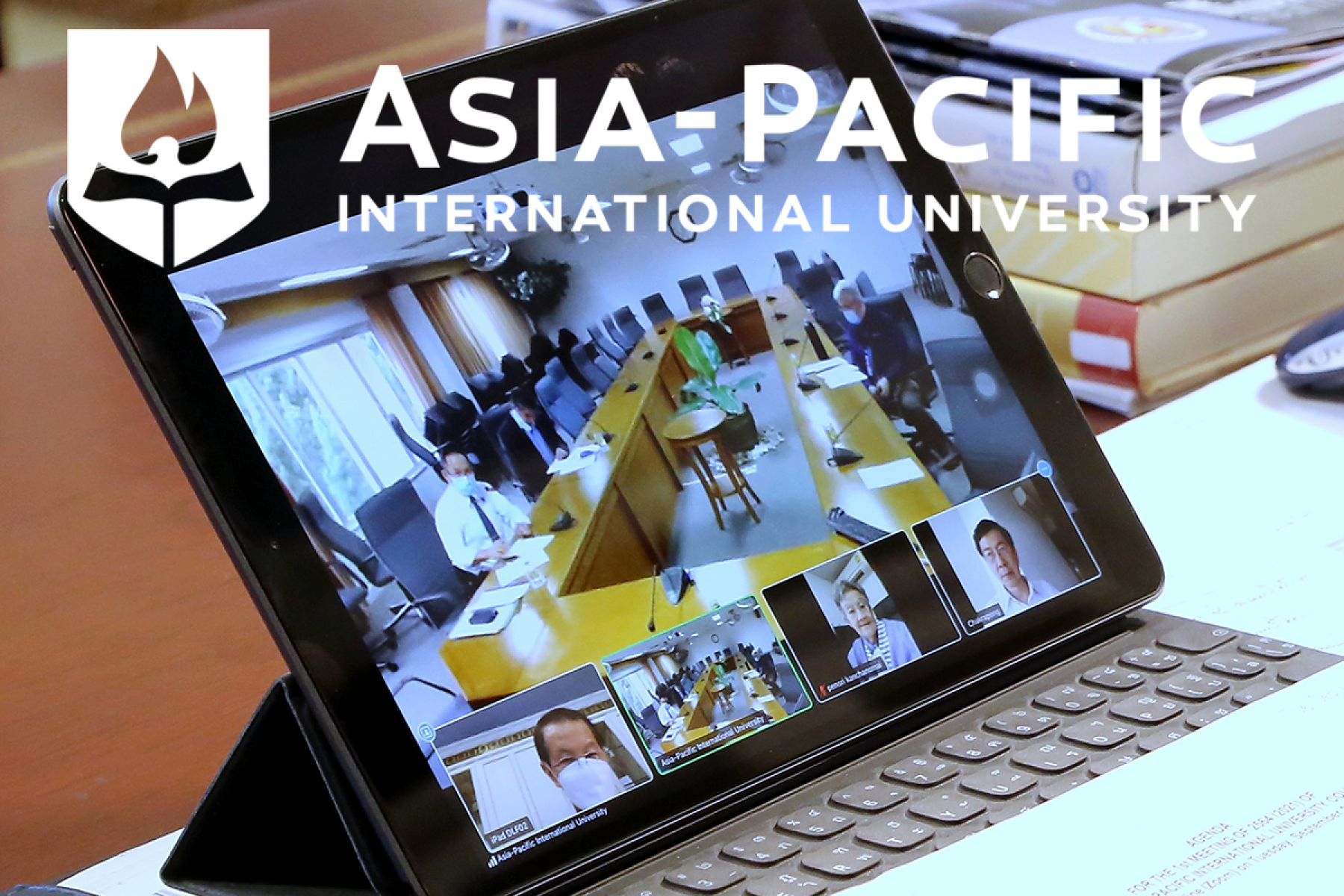 AU President Participated in The Asia - Pacific International University Council Meeting 2021